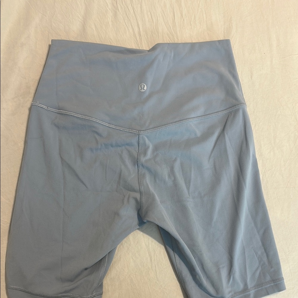 lululemon athletica Women's Light Blue Bike Shorts